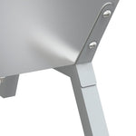 BBQ Tray Silver 158x42x31 cm Stainless Steel 319968