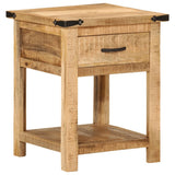Bedside Cabinet 40x40x50 cm Solid Wood Mango 372716