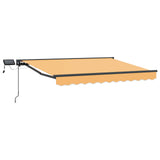 Manual Awning Frame with LEDs Sand 5 x 3 m 3426397