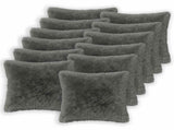 Cushion with Pillow HEERLEN 12 pcs Light Green PV Fleece 927246