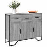 Sideboard Grey Sonoma 97x32.5x74.5 cm Engineered Wood 848562