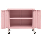 Storage Cabinet Pink 60x35x56 cm Steel 336265