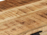 328293 Storage Chest Solid Rough Mango Wood