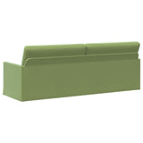 3 Seater Sofa Light Green 220 x 81 x 82 cm Velvet 42041156
