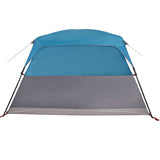 Camping Tent Cabin 4-Person Blue Waterproof 94543
