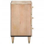 ZNTS Bedside Cabinet 50x33x60 cm Solid Wood Mango 358257