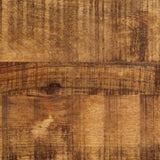 TV Cabinet 100x34x46 cm Solid Wood Rough Mango 377514