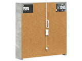 Bathroom Mirror Cabinet Concrete Grey 43 x 11.5 x 60.5 cm 889226