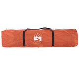 Camping Tent Cabin 4-Person Grey and Orange Quick Release 4005337