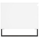 Coffee Table White 100x50x45 cm Engineered Wood 830836