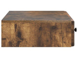 Wall-Mounted Side Table Smoked Oak 87.5 x 34.5 x 17 cm 899180