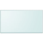 Table Top Tempered Glass Rectangular 1200x650 mm 243634