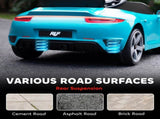 Kids Electric Car, 12V Licensed RUF GT Ride on Car with Suspension, Remote Control, Music, for 3-5 T3398P422385