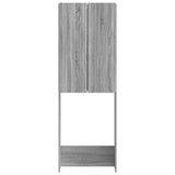 Toilet Cabinet ZWOLLE Grey Sonoma 66 x 25.5 x 190 cm 896481