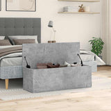 Storage Box Concrete Grey 102x35x35 cm Engineered Wood 840691