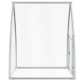 Chicken Cage Silver 100x105x120 cm Galvanised Steel 172552