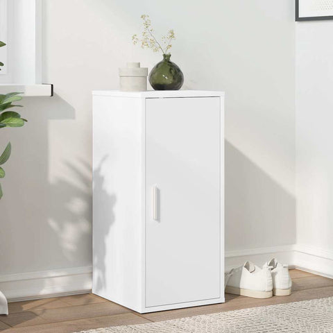 Shoe Cabinet White 32x35x70 cm Engineered Wood 808954