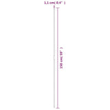 Garden Plant Stakes 30 pcs Green 150 cm Steel 319370