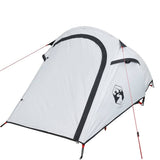 Camping Tent Tunnel 2-Person White Blackout Fabric Waterproof 94607