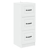 Drawer Cabinet White 33 x 34.5 x 87 cm Engineered Wood 895765
