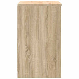 Garage Storage Cabinet Sonoma Oak 60x51x85 cm Solid Wood Pine 860546
