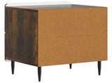 Bedside Cabinet Smoked Oak 43 x 34.5 x 49.5 cm Engineered Wood 894305