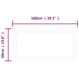 LED Bathroom Mirror 100x50 cm 151792