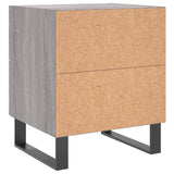 Bedside Cabinet Grey Sonoma 40x35x47.5 cm Engineered Wood 827368