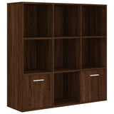 Book Cabinet Brown Oak 98x30x98 cm 815449