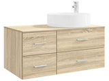 Bathroom Furniture Set 2 pcs Sonoma Oak Engineered Wood 3404010