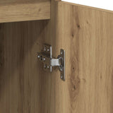 Sideboard with Drawer Artisan Oak 71x35x84 cm Engineered Wood 861597