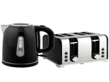 Kettle and Toaster Set, 1.7L 3000W Rapid Boil Jug Kettle with Otter Thermostat, Limescale Filter, 4 T3398P422933