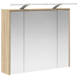 Bathroom Mirror Cabinet Sonoma Oak 73.5 x 16 x 62.5 cm 889177