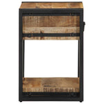 Bedside Cabinet 40x35x50 cm Solid Rough Wood Mango 4016688