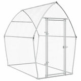 Chicken Cage Silver 200x105x182 cm Galvanised Steel 172555