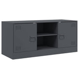 TV Cabinet Anthracite 99x39x44 cm Steel 841687