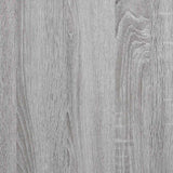 Record Cabinet Grey Sonoma 121x38x48 cm Engineered Wood 831931