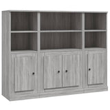 Highboards 3 pcs Grey Sonoma Engineered Wood 3185309
