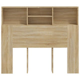 Headboard Cabinet Sonoma Oak 120x19x103.5 cm 811856
