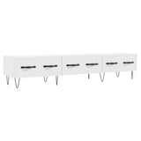 TV Cabinet White 150x36x30 cm Engineered Wood 829148