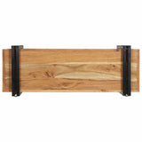 Wall Shelf 90x33x45 cm Solid Wood Acacia 4017487