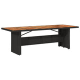 Garden Dining Set Black 3277650