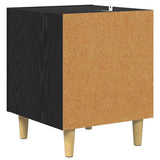 Bedside Cabinet 2 pcs Black Oak 40 x 40 x 50 cm Engineered Wood 880606