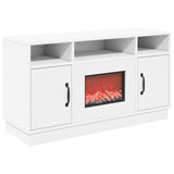 Electric Fireplace White 100 x 33 x 55 cm Engineered wood 8020991