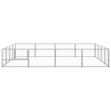 Dog Kennel Silver 16 m Steel 3082150