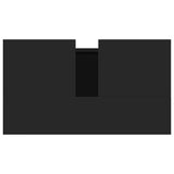 Bathroom Cabinet Black 58x33x60 cm Engineered Wood 831581