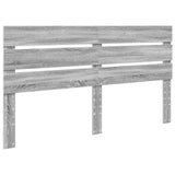 Bed Frame Grey Sonoma 200 x 200 cm Solid Pine Wood 3411709