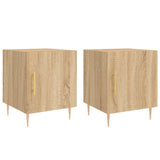 Bedside Cabinets 2 pcs Sonoma Oak 40x40x50 cm Engineered Wood 827539