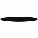 Table Top Dark Brown 140x60x4 cm Solid Wood Oak Oval 4009060