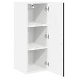 Wall Cabinet LUCCA 2 pcs Black 30 x 31 x 80 cm Engineered Wood 885008